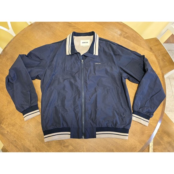 Geox Men's Blue Jacket Respira Water Repellent Windproof Thermal Reg. US Sz 46 - Picture 5 of 17